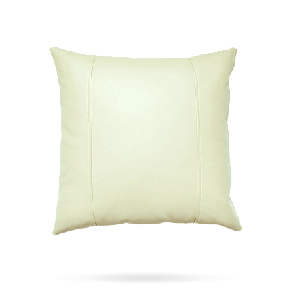 Декоративная подушка из кожи